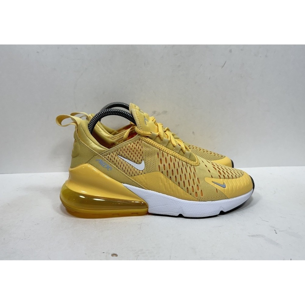 Nike‎ Air Max 270 Topaz Gold White Laser Orange Womens Size 7.5 AH6789-701